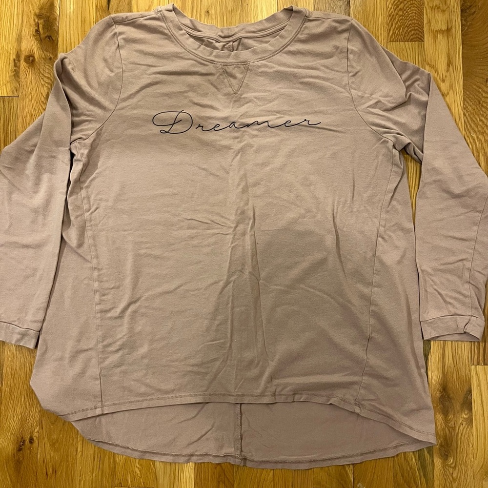 Dreamers Women's Long Sleeve Top - Tan